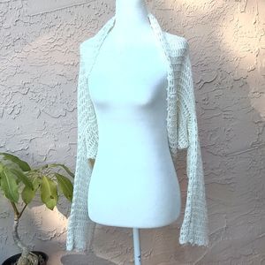 Open Knit Bolero Shrug